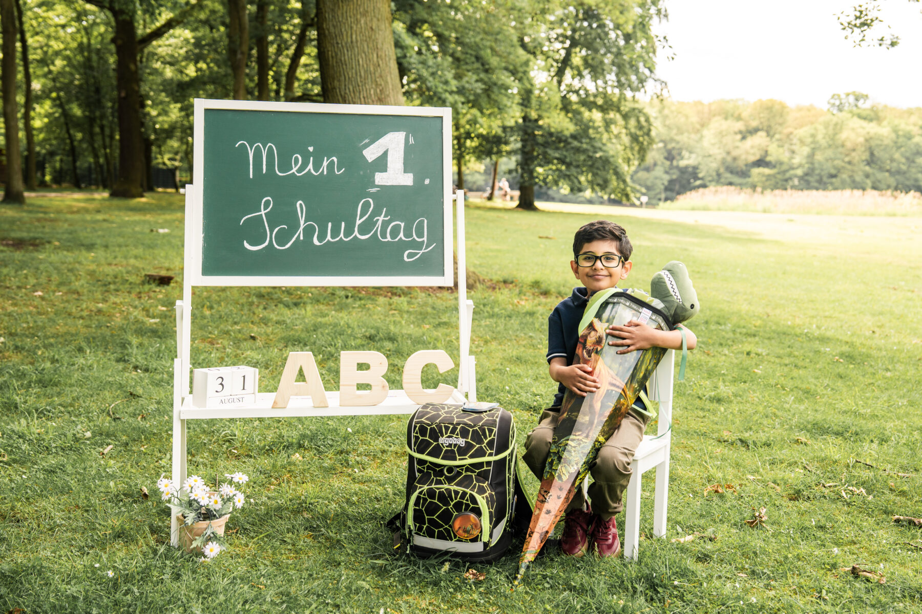 Einschulung Fotoshooting – Boy
