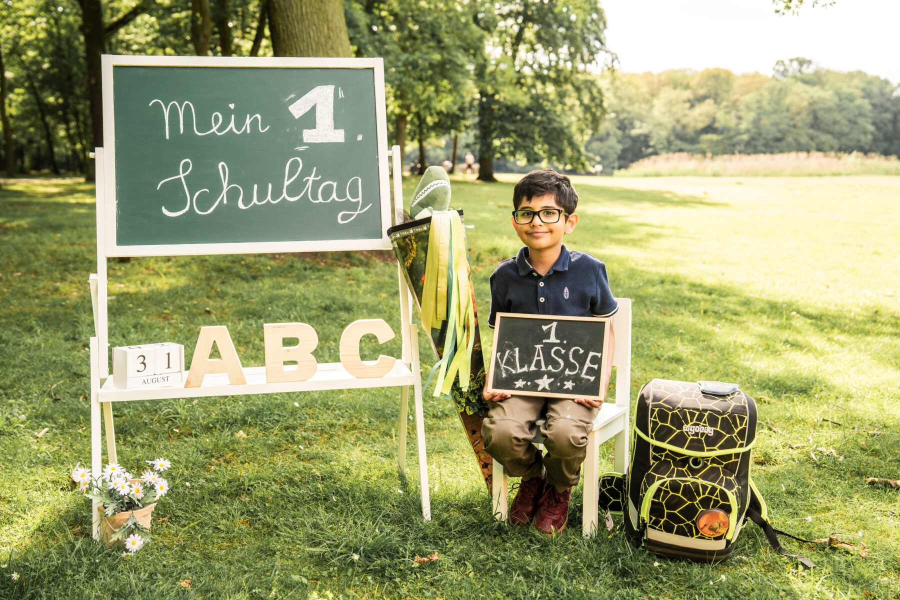 Einschulung Fotoshooting – Boy