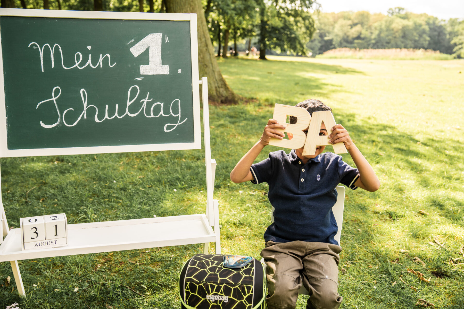 Einschulung Fotoshooting – Boy