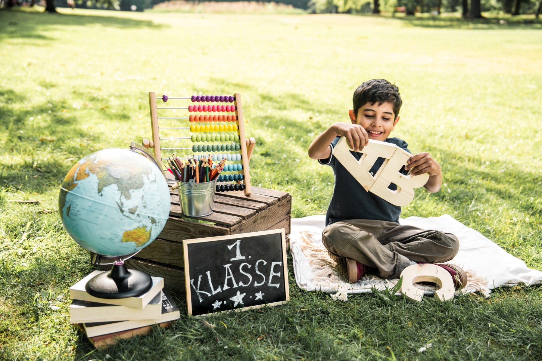 Einschulung Fotoshooting – Boy